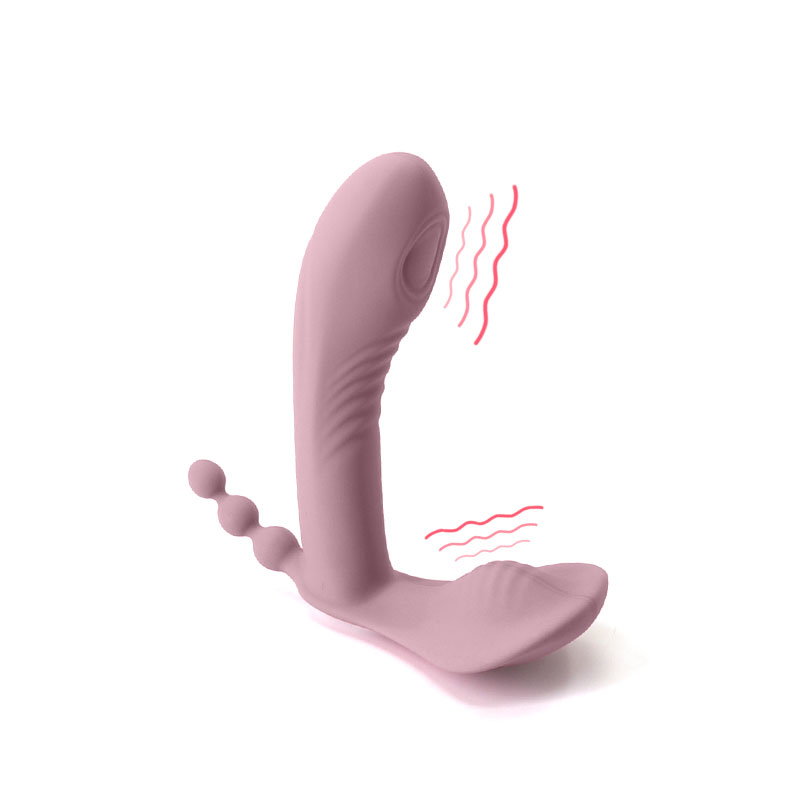 Makulay na ligtas na materyal sa katawan pinakamataas na kalidad ng silicone anal vibrator para sa mga babae at lalaki