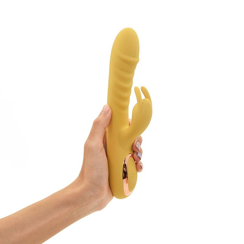 Presyo ng Pabrika Big Rabbit Dildo Thrusting Vibrator Sex Toy para sa Babae 10 frequency vibrations