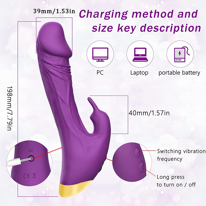 G-spot Rabbit Vibrator Clitoris Stimulator Dildos