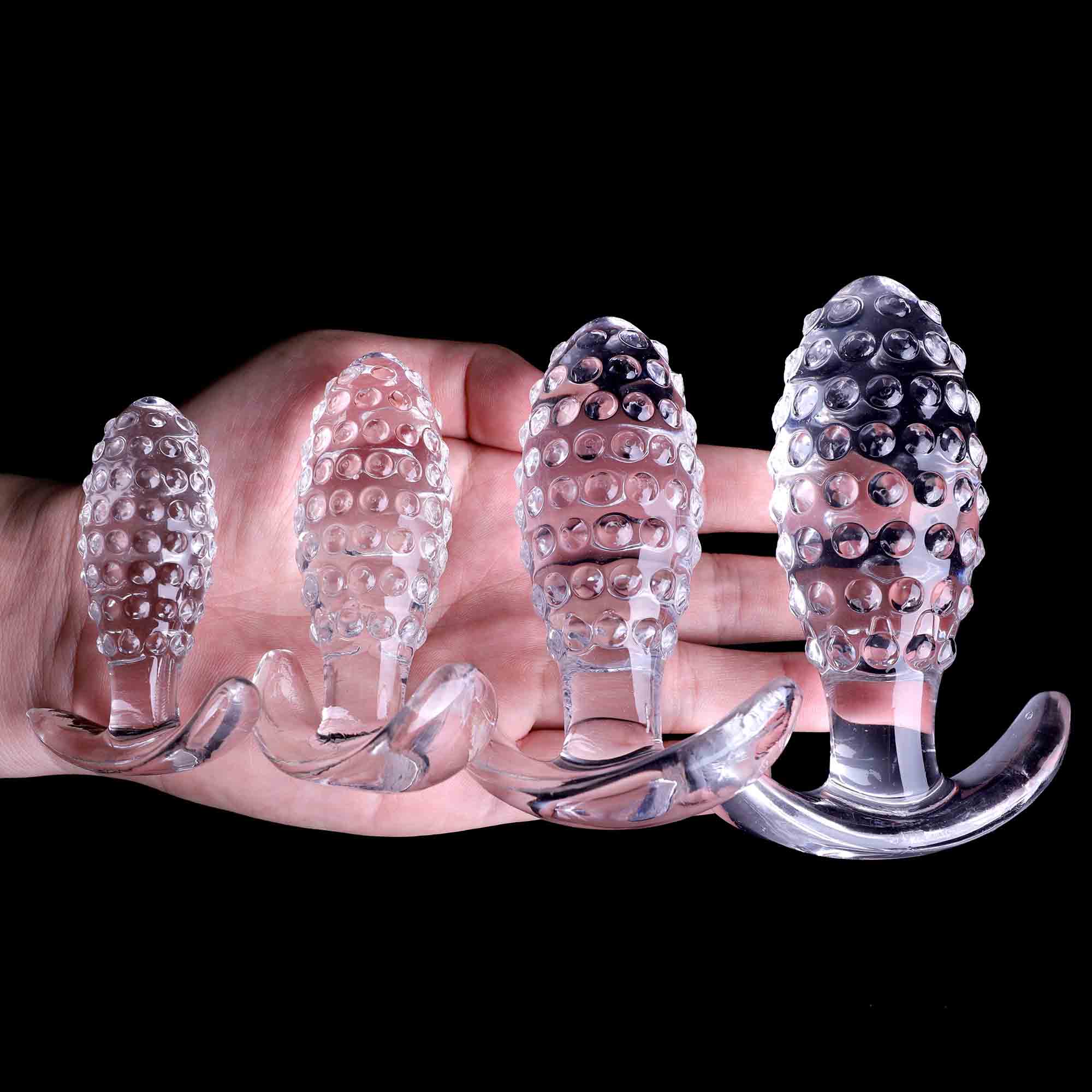 Bagong Pineapple Anal Bead Jelly Anal Plug Particles Stimulate Butt Plug G-spot Prostate Massage Adult Sex Toy Para sa Babae