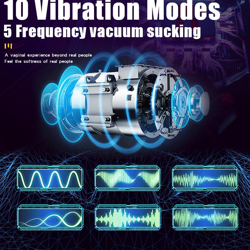 Vacuum Cup Para sa Mga Lalaki Masturbator Sucking Vibrator