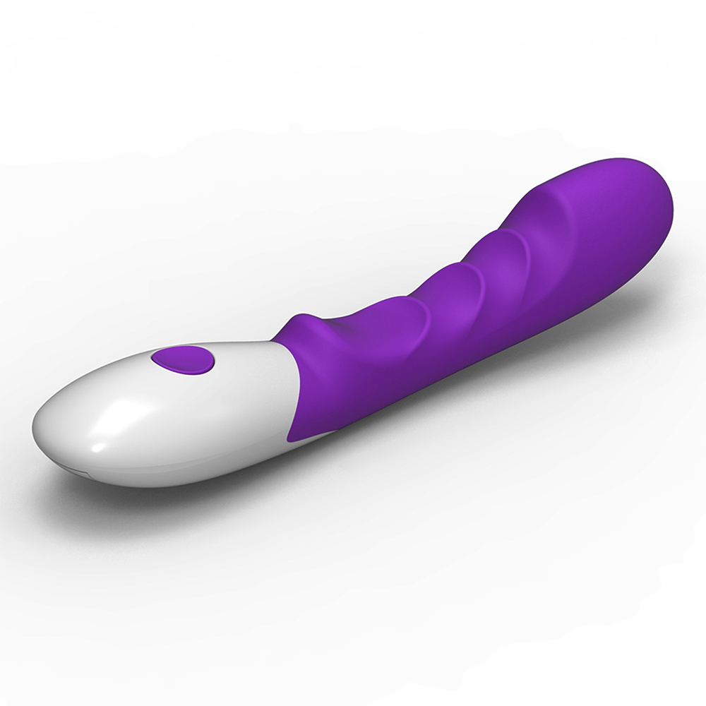 Wave silicone clitoral thrusting vibrating wand massager para sa mga kababaihan